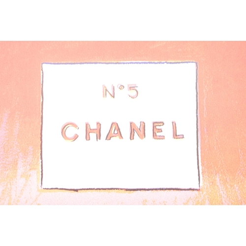 46 - Andy Warhol (American, 1928-1987) - a vintage 1997 Chanel No. 5 pop art lithograph poster. The poste... 
