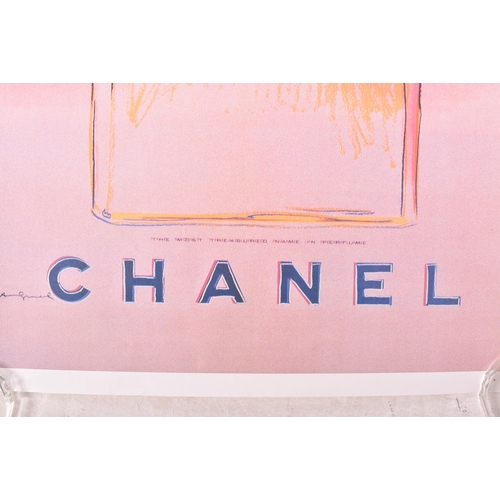 46 - Andy Warhol (American, 1928-1987) - a vintage 1997 Chanel No. 5 pop art lithograph poster. The poste... 