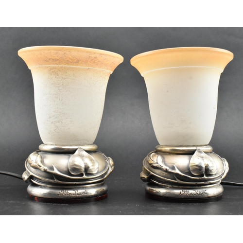49 - Ottaviani, Italy - a vintage mid 20th century circa 1960s / 70s frosted glass and stamped 800 silver... 