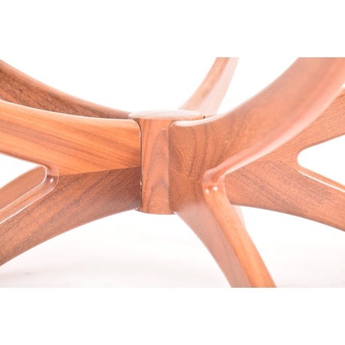 5 - Victor B. Wilkins for G Plan - a retro 1960s teak wood and glass ' Spider ' leg coffee table / low t... 