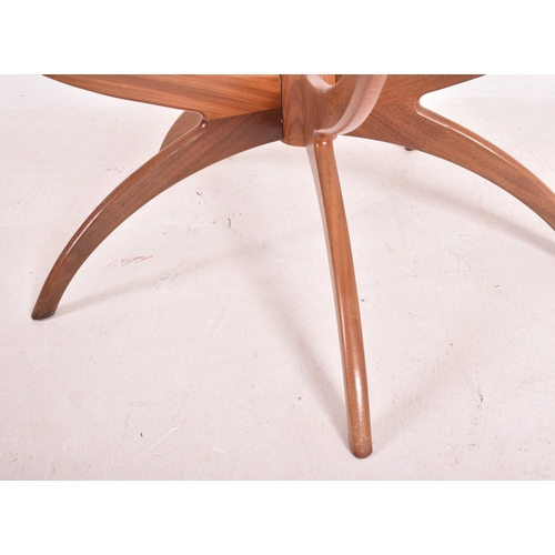 5 - Victor B. Wilkins for G Plan - a retro 1960s teak wood and glass ' Spider ' leg coffee table / low t... 
