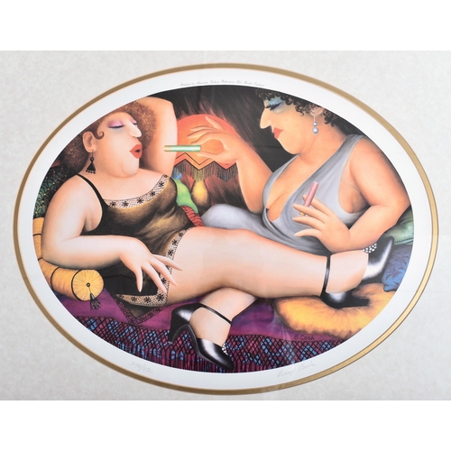 51 - Beryl Cook (British,1926-2008)- Sultry Afternoon - a limited edition colour lithograph on paper. Sig... 