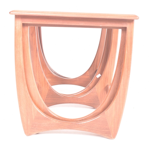 52 - G Plan - Fresco Range - a vintage mid century circa 1960s long john nest of three teak coffee tables... 