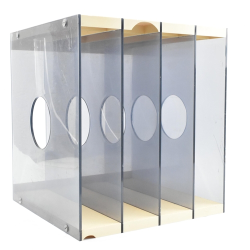 57 - Frank Guille and Frank Height for Artifact - a retro 1970s German multi sectioned record rack. The r... 