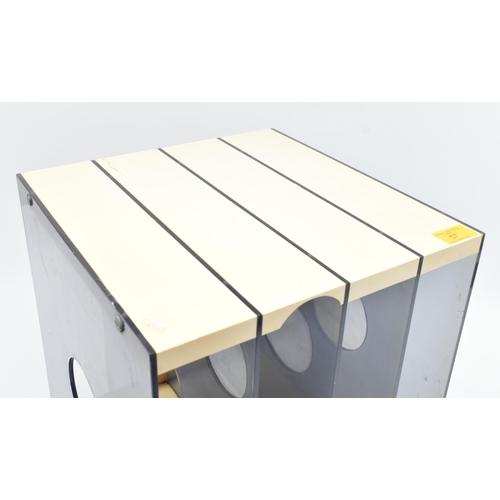 57 - Frank Guille and Frank Height for Artifact - a retro 1970s German multi sectioned record rack. The r... 
