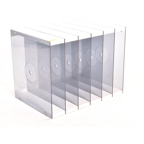 58 - Frank Guille and Frank Height for Artifact - a retro 1970s German multi-sectioned record rack. The r... 