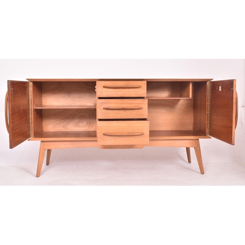 60 - Alfred Cox Furniture - a vintage mid century 1950s / 1960s walnut sideboard. The sideboard featuring... 