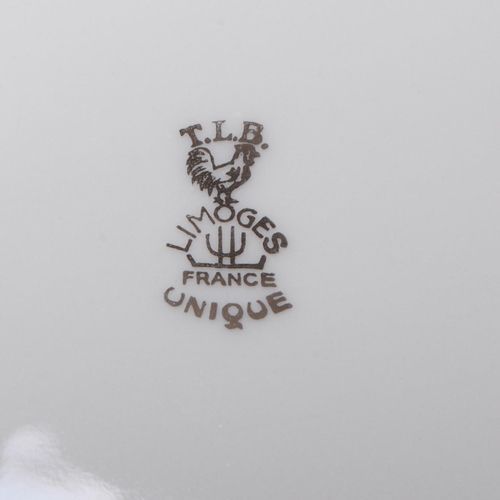 360 - 1930s art deco French TLB-Touze Limoges Lemaitre Freres & Blancher china dinner service. Each pi... 