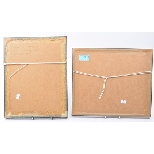 363 - Three late 20th century black and white etchings. Comprised of 1998 'Margarets Buildings' by Andrew ... 