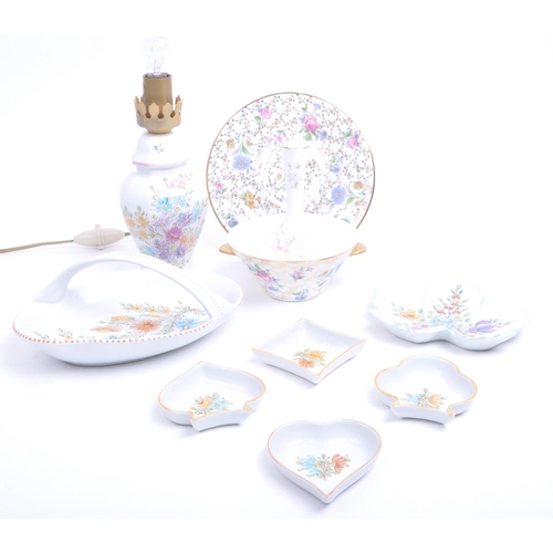 364 - Collection of French vintage 20th century Limoges porcelain pieces. Comprised of a Maryvonne Le Gail... 
