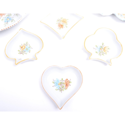 364 - Collection of French vintage 20th century Limoges porcelain pieces. Comprised of a Maryvonne Le Gail... 