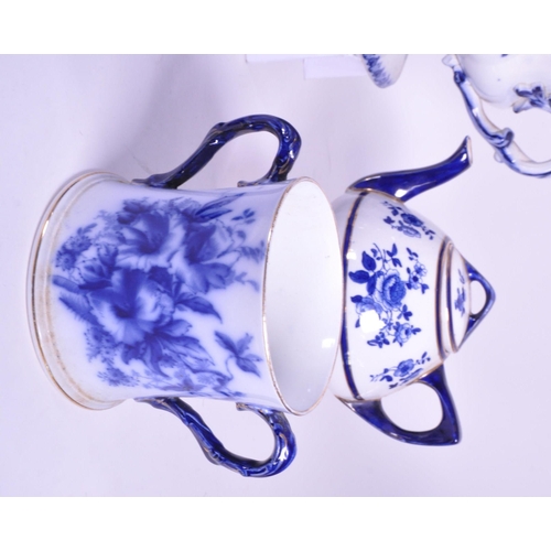 181 - Collection of 20th century porcelain and ceramic blue and white design dinner ware, comprised of a L... 