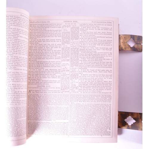 223 - Two late 19th century Holy Bibles and The Pilgrim's Progress by John Bunyan, published by Adam and C... 