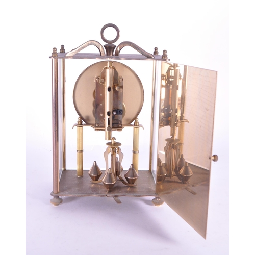 262 - Koma, Getrmany - A vintage 20th century 1970s Koma mantel carriage / anniversary clock. Having ring ... 