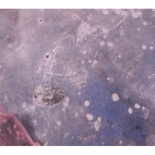 275 - A vintage 20th century silver plate English censer bowl. Fanned rim with vine foliate Art Noveau sty... 