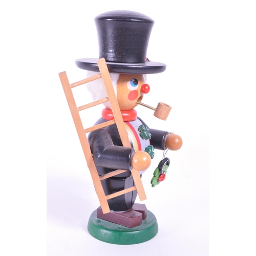 276 - Christian Ulbricht - Late 20th century German wooden incense burner figure in the form of an Irish s... 