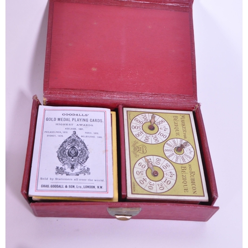 291 - Collection of 20th century playing cards and poker set. Brands including Castell Brothers Ltd, Boots... 