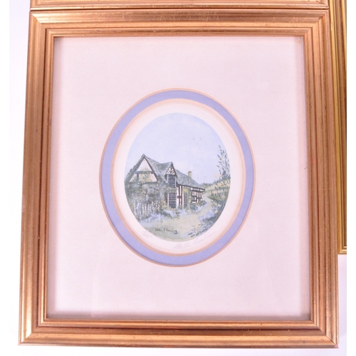 323 - Stella Parslow Reading - A collection of five 20th century limited edition framed and glazed acrylic... 