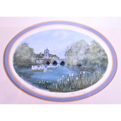 323 - Stella Parslow Reading - A collection of five 20th century limited edition framed and glazed acrylic... 