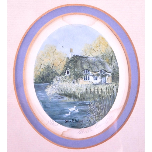 323 - Stella Parslow Reading - A collection of five 20th century limited edition framed and glazed acrylic... 