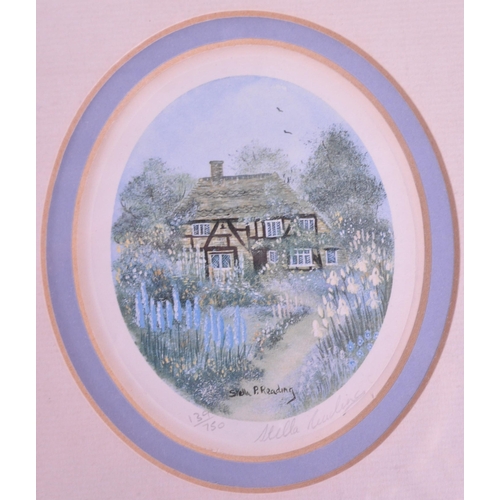 323 - Stella Parslow Reading - A collection of five 20th century limited edition framed and glazed acrylic... 