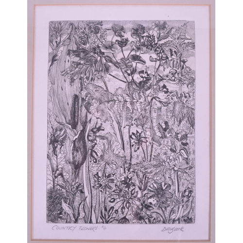 363 - Three late 20th century black and white etchings. Comprised of 1998 'Margarets Buildings' by Andrew ... 