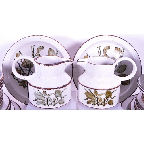 383 - Midwinter - A vintage mid 20th century Midwinter Stonehenge pattern ceramic service. Each piece havi... 