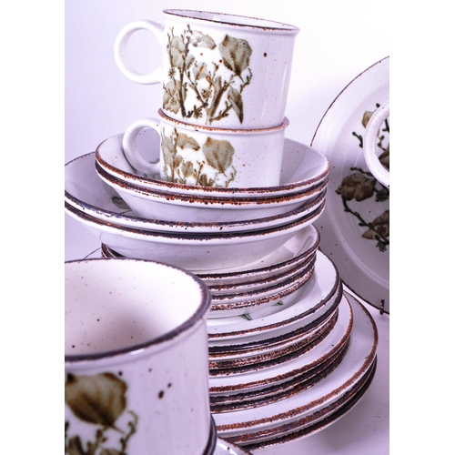 383 - Midwinter - A vintage mid 20th century Midwinter Stonehenge pattern ceramic service. Each piece havi... 