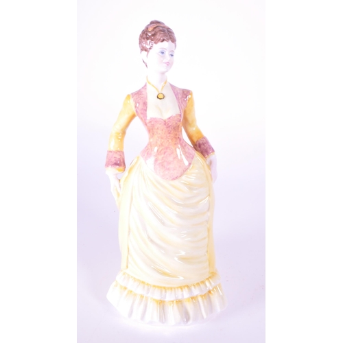 386 - Collection of four 20th century porcelain ladies, comprised of Coalport Ladies of Fashion Christabel... 