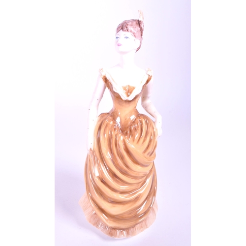 386 - Collection of four 20th century porcelain ladies, comprised of Coalport Ladies of Fashion Christabel... 