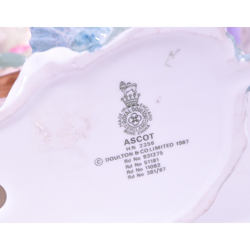 390 - Royal Doulton - Large collection of 20th century porcelain lady figures, examples including a 1985 '... 