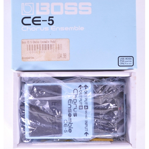 403 - Boss CE-5 super chorus ensemble signal processor electric guitar pedal. Housed in an original brande... 