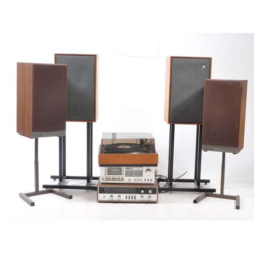 406 - A collection of vintage mid 20th century Hi-Fi equipment. The collection to include a BSR McDonald M... 