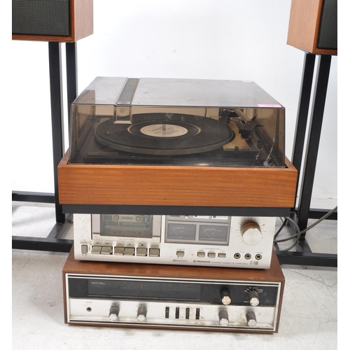406 - A collection of vintage mid 20th century Hi-Fi equipment. The collection to include a BSR McDonald M... 