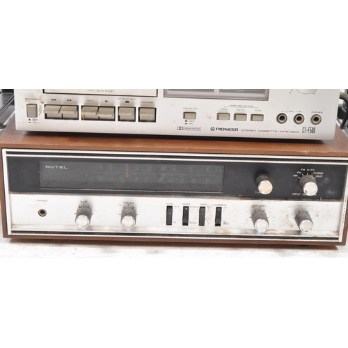 406 - A collection of vintage mid 20th century Hi-Fi equipment. The collection to include a BSR McDonald M... 