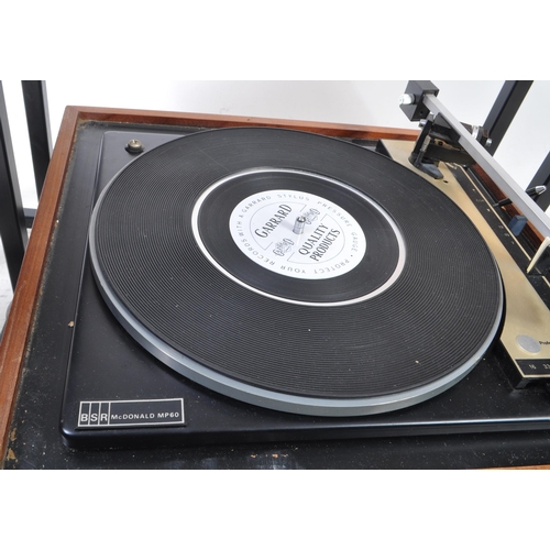 406 - A collection of vintage mid 20th century Hi-Fi equipment. The collection to include a BSR McDonald M... 