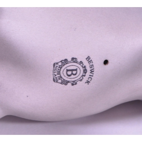 416 - Beswick / Royal Doulton - A collection of porcelain china horse figurines / statues. Including a gre... 