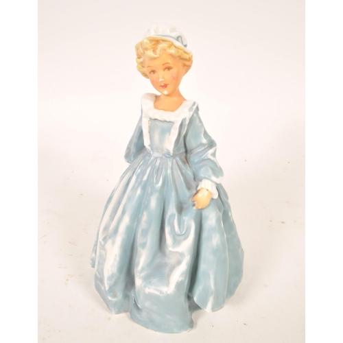 131 - Royal Worcester - Collection of late 20th century china porcelain lady figures. Examples including F... 