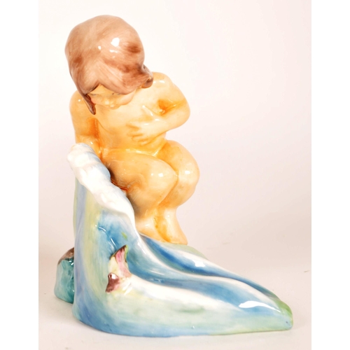 134 - Royal Worcester - Three late 20th century Month of The Year bone china figures. Comprised of January... 