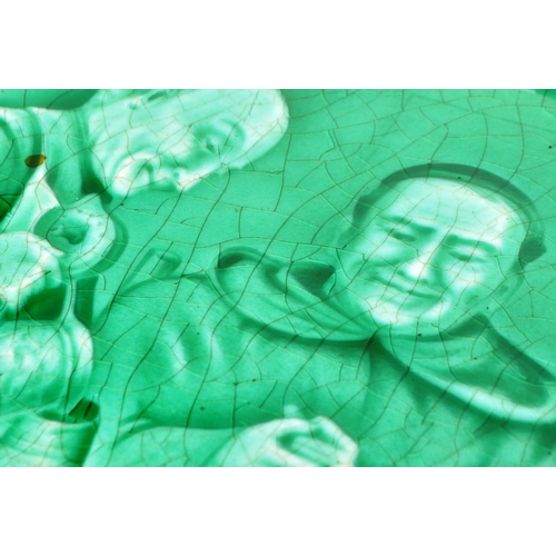 163 - Sherwin & Cotton - Two early 20th century Sherwin and Cotton glazed tiles. The tiles each depict... 