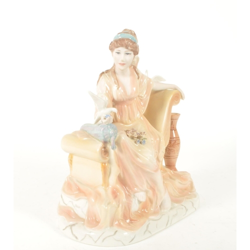 12 - Wedgwood - 1996 porcelain classical figure titled Captivation from the Classical Collection series. ... 