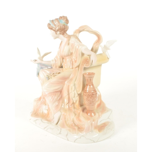 12 - Wedgwood - 1996 porcelain classical figure titled Captivation from the Classical Collection series. ... 