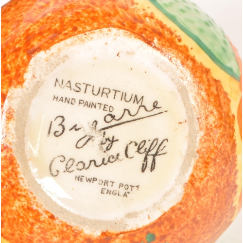 40 - Belleek / Bizarre by Clarice Cliff - A vintage 20th century Irish porcelain beehive honey pot on sta... 