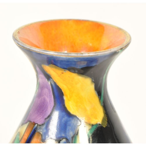 42 - Molly Hancock for S Hancock and Sons, a Cremorne, Coronaware vase, tapering form, hand painted with ... 