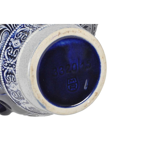 10 - West German mid century ceramic jug with cups / lemonade set. Comprising of large water jug, with si... 