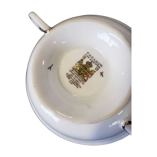 117 - Paragon, England - A vintage 20th century fine bone china / porcelain tea service. Tree of Kashmir p... 