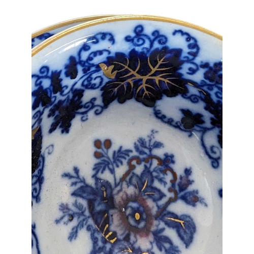 137 - Collection of early 19th century Victorian ironstone china dinnerware. To include Mason's serving pl... 