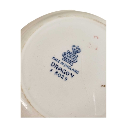 139 - Large collection of 20th century dragon patterned blue and white ironstone dinnerware. Including mak... 