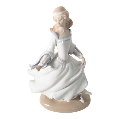 140 - Lladro / Nao - Two vintage 20th century Spanish porcelain figures. The collection to include Nao by ... 