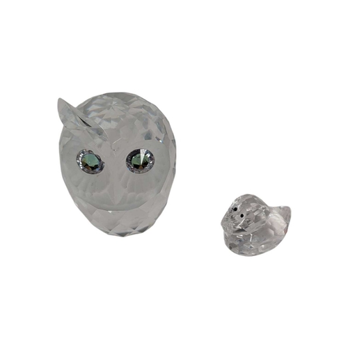 145 - Swarovski - Collection of late 20th century crystal glass animal figures. Comprising a candlestick h... 